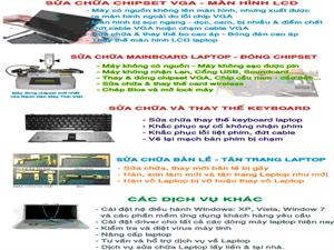 BẢNG GIÁ SỮA CHỮA LAPTOP,MACBOOK,IPAD TẬN NHÀ NĂM 2018